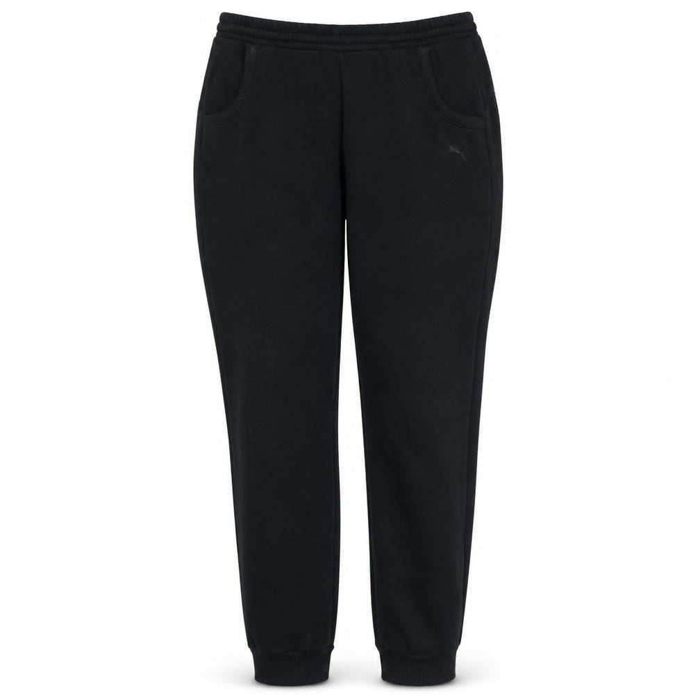 Puma Womens Black Size 12 Cotton Blend Jogger Sweatpants