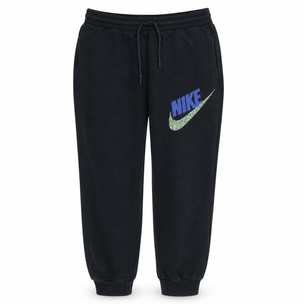 Nike Womens Black Jogger Sweatpants L with Logo Print