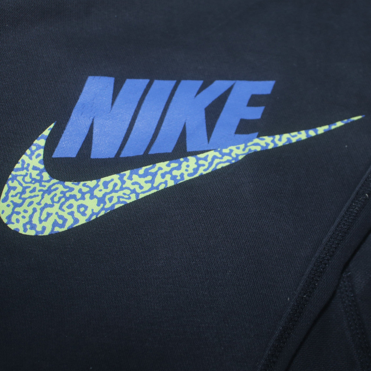 Nike Womens Black Jogger Sweatpants L with Logo Print