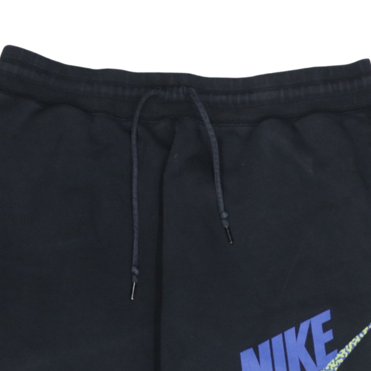 Nike Womens Black Jogger Sweatpants L with Logo Print