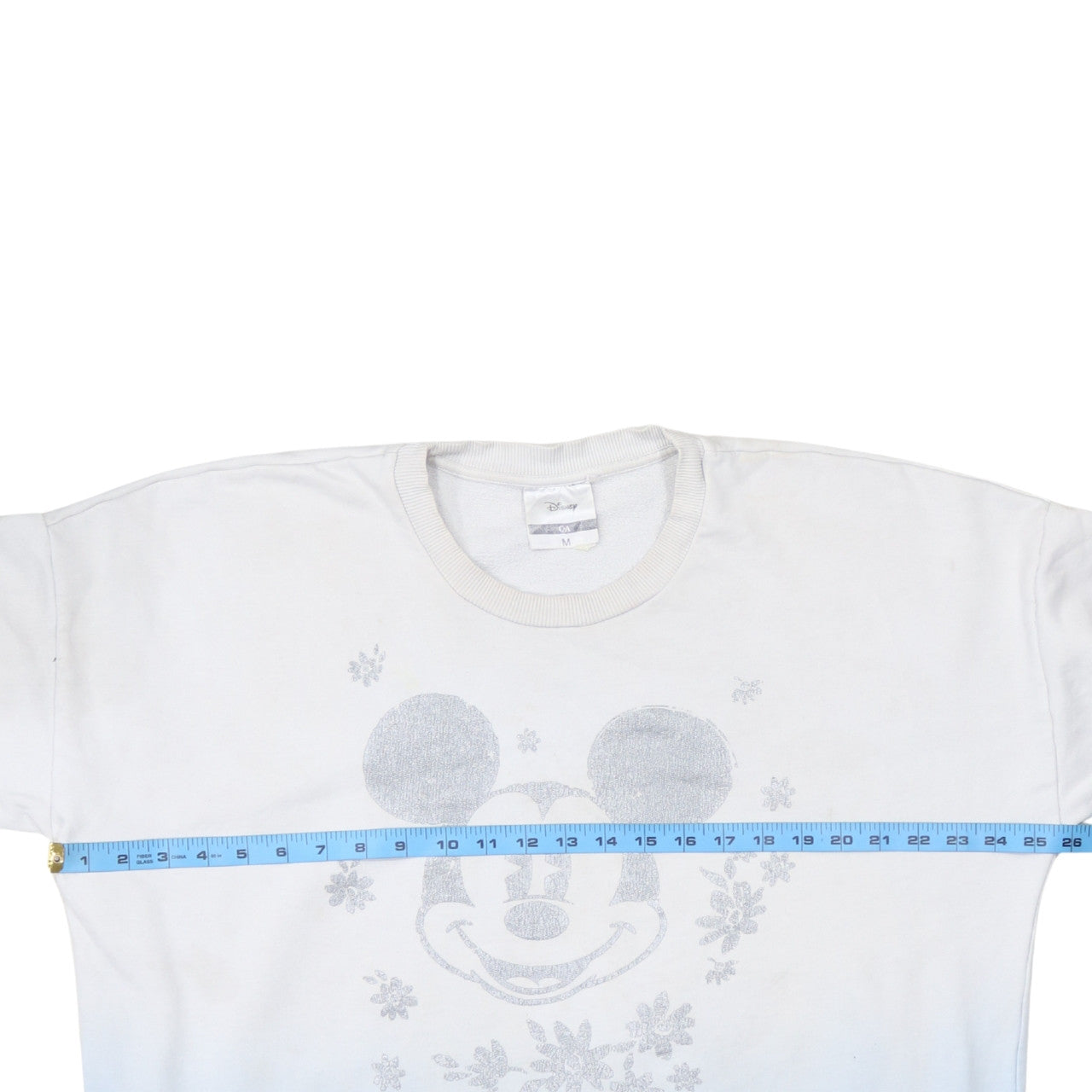Disney Women’s Blue & White Mickey Mouse Pullover Sweatshirt M