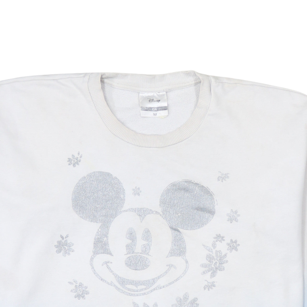 Disney Women’s Blue & White Mickey Mouse Pullover Sweatshirt M
