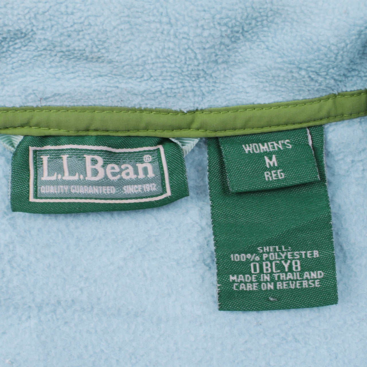 L.L.Bean Women's Blue Fleece Full Zip Jacket Size M Regular