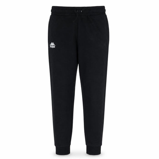Kappa Men's Black Jogger Sweatpants Medium Fleece Tapered
