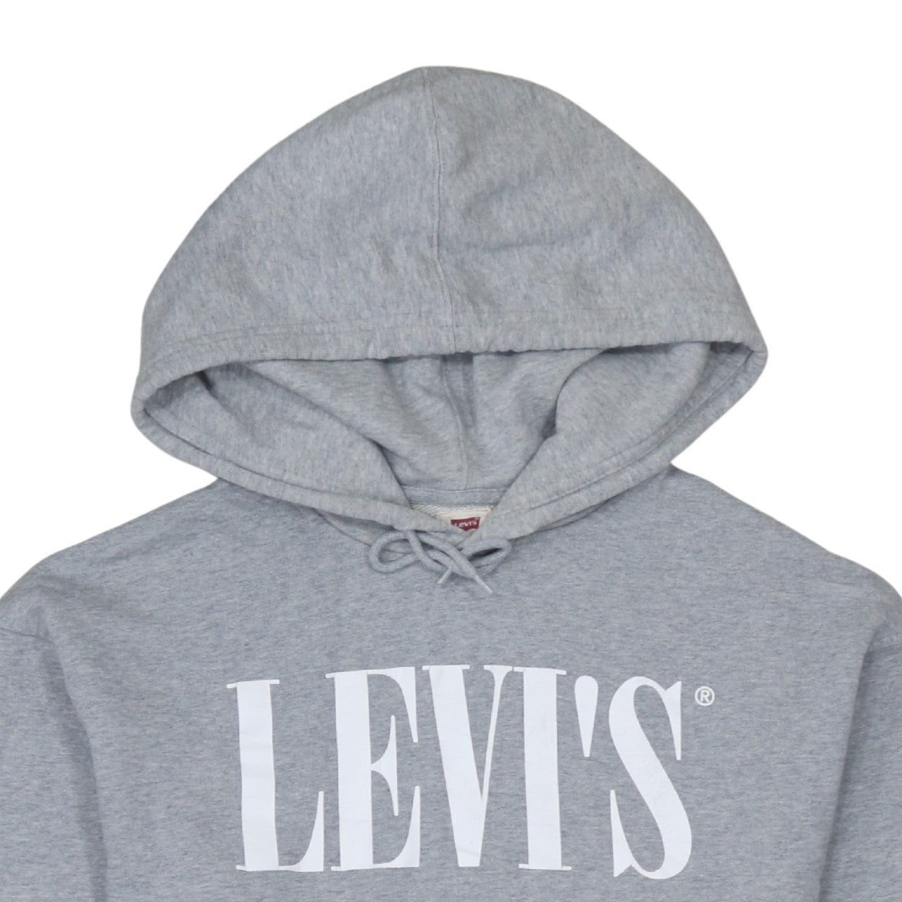 Levi's Men's Grey Small Relaxed Fit Pullover Hoodie Sweatshirt