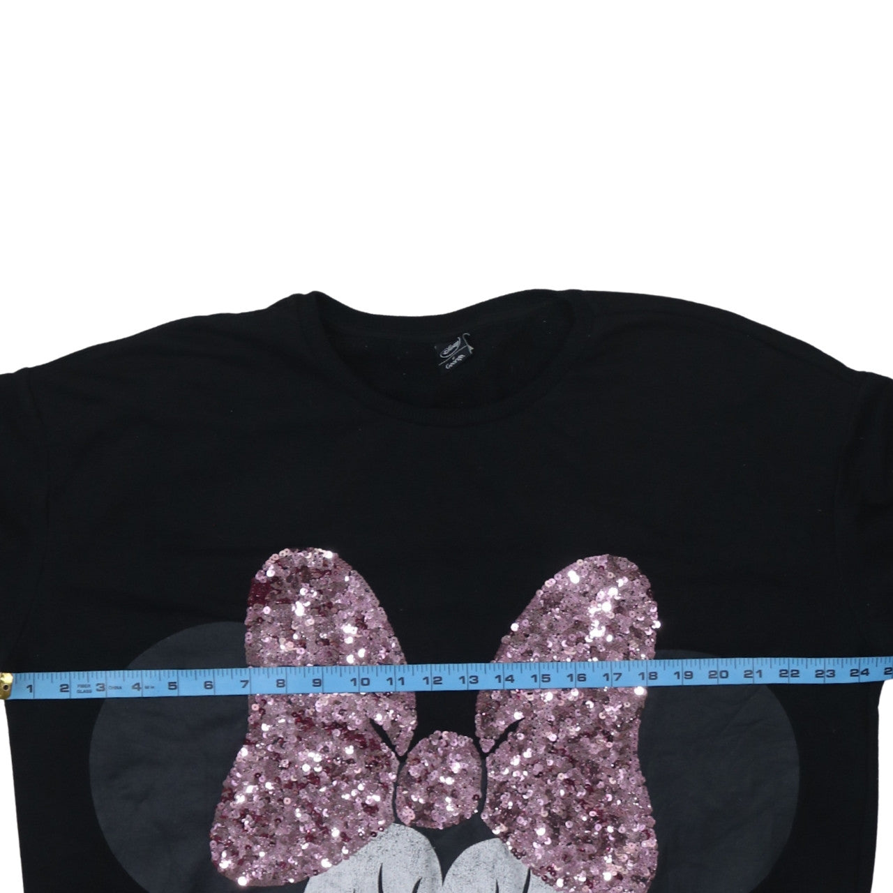 Disney at George Womens Black Sequin Minnie Sweatshirt UK 20-22