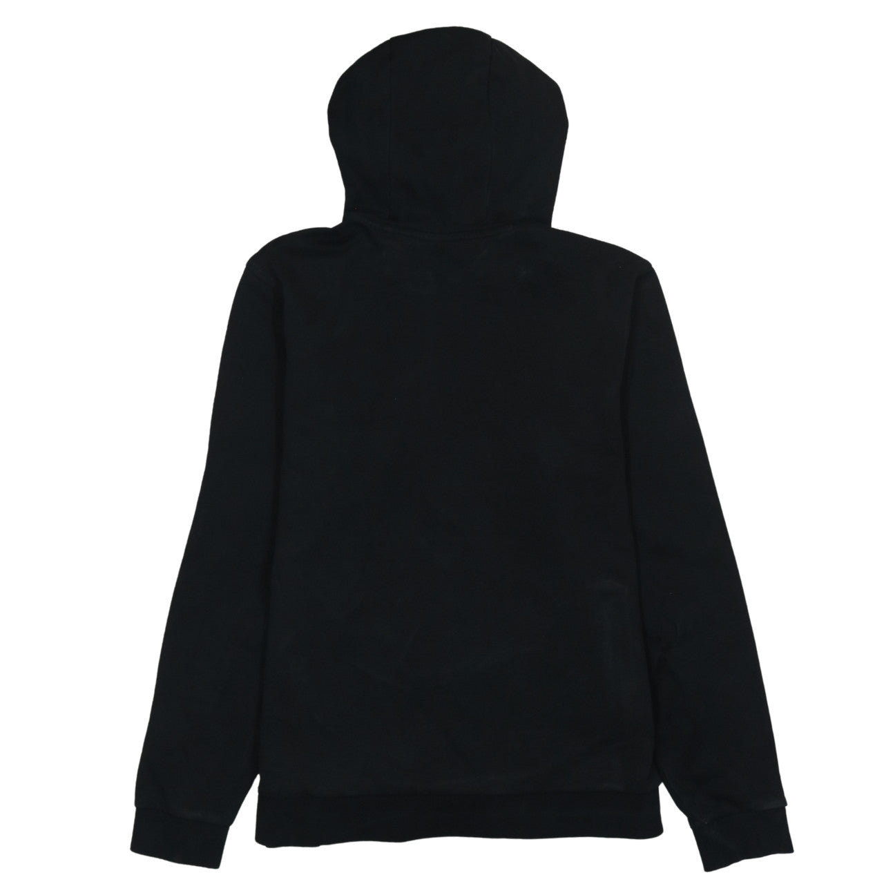 Lacoste Men Black Pullover Hoodie L Regular Fit Cotton Blend