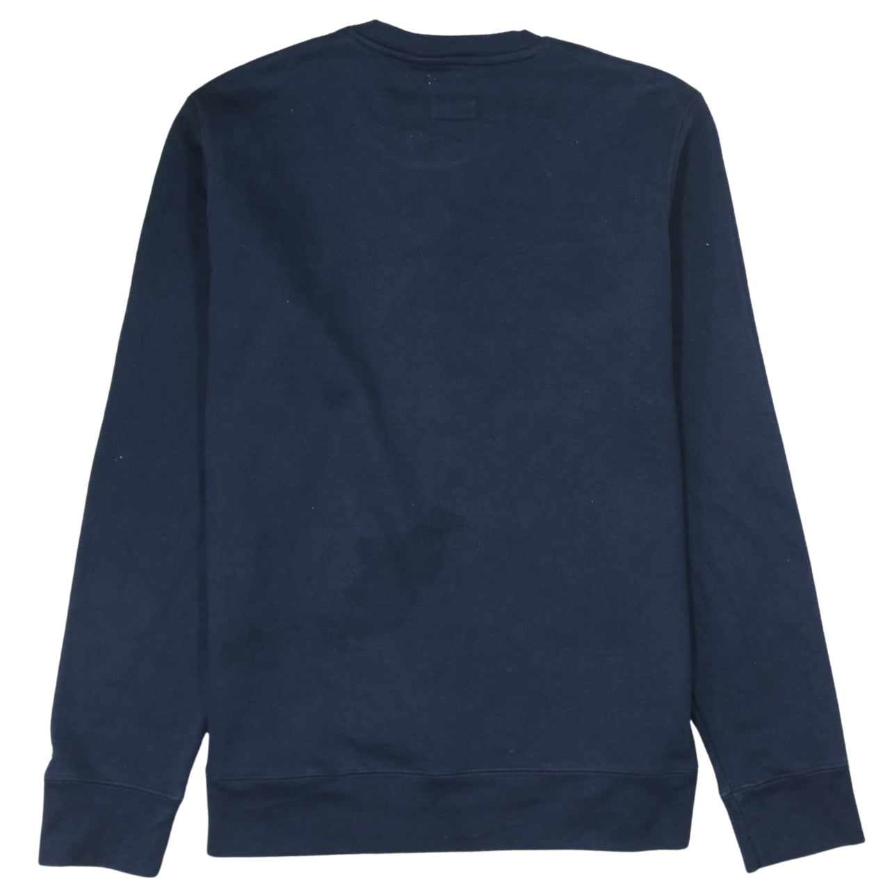 Champion Men Blue Pullover Sweatshirt Medium Crew Neck Logo
