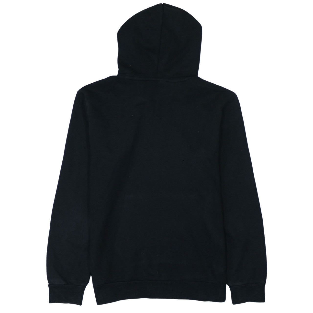 Puma Women's Black Small Pullover Hoodie with Logo and Kangaroo Pocket