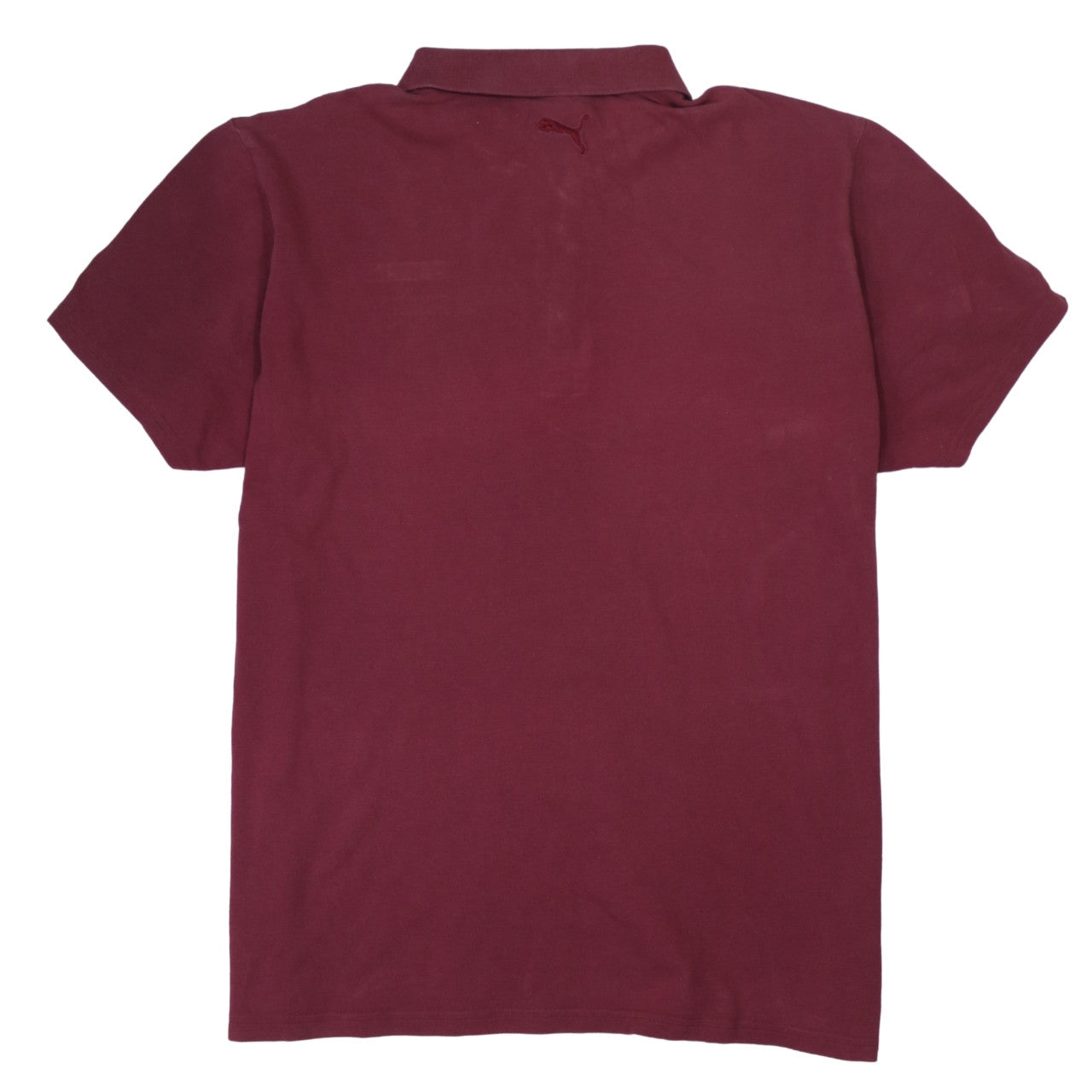 Puma Men's Maroon Cotton Short Sleeve Polo Shirt XXL