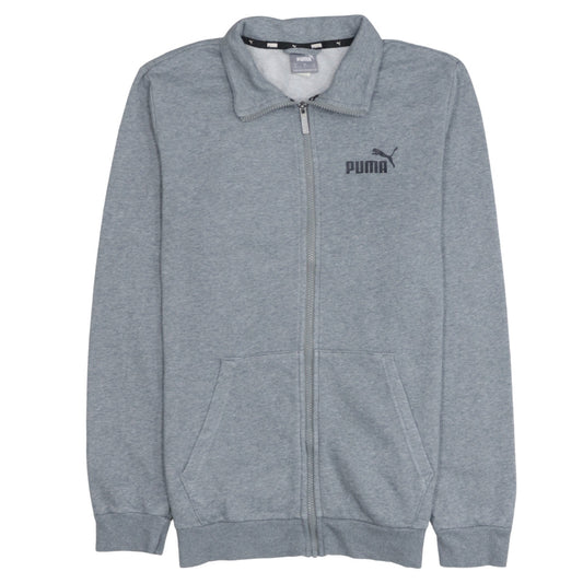 Puma Men's Grey Full Zip Sweatshirt Size S Regular Fit