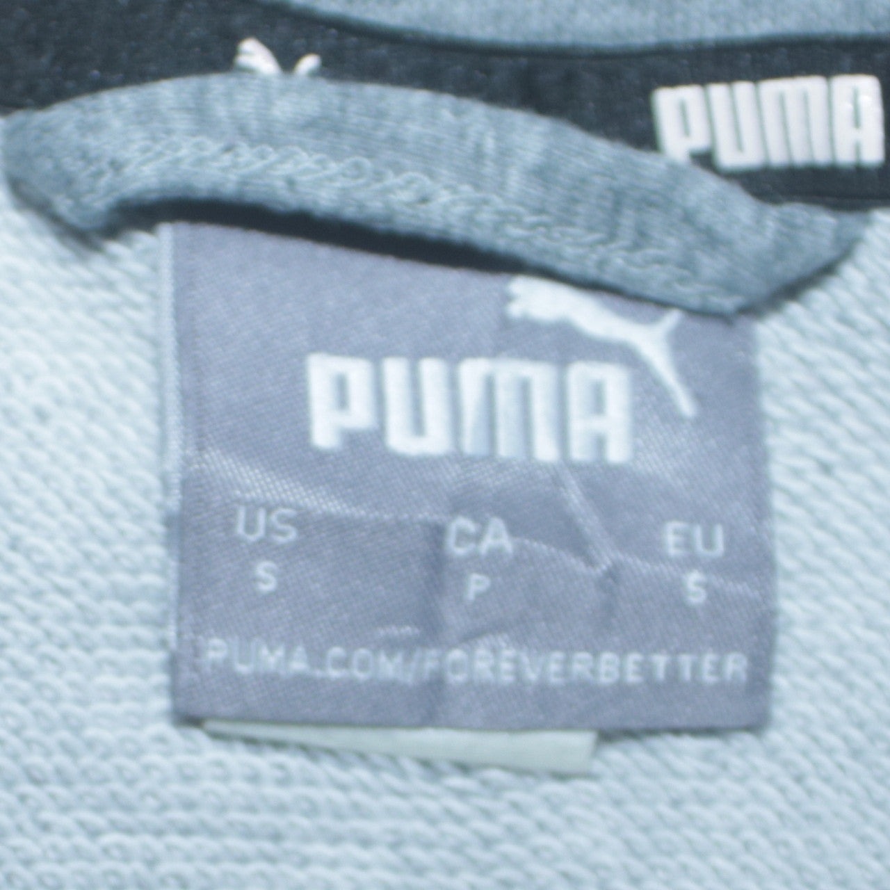 Puma Men's Grey Full Zip Sweatshirt Size S Regular Fit