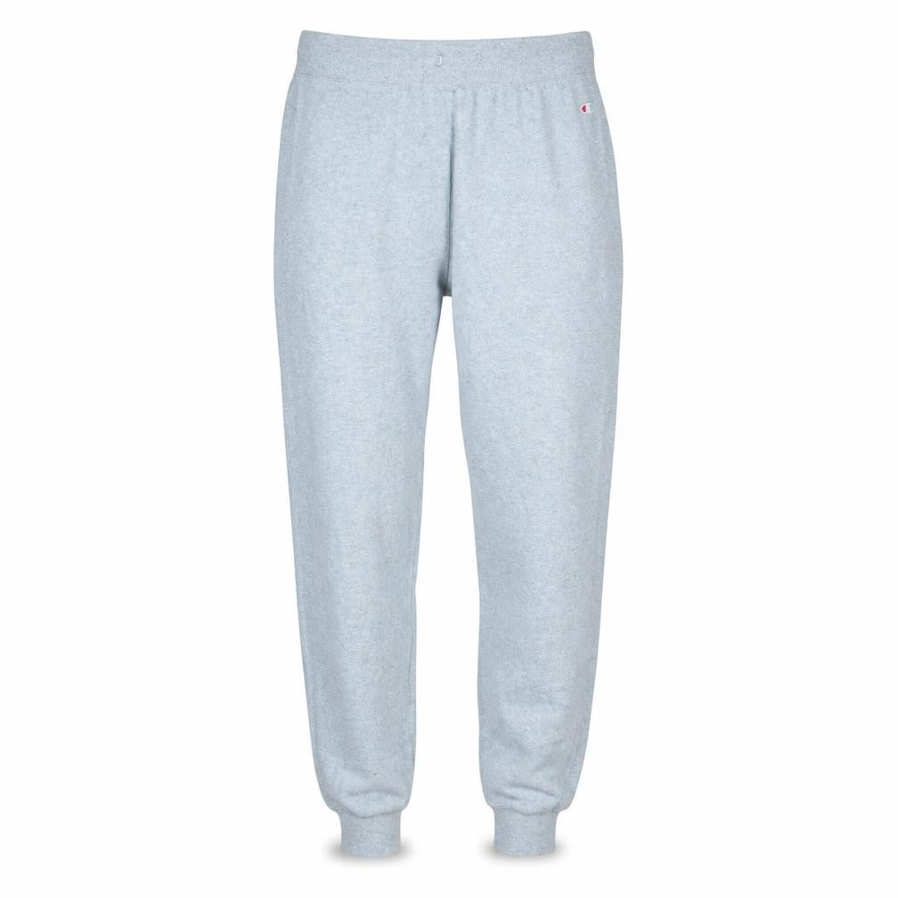 Champion Men's Grey Medium Sweatpants Elastic Waist Jersey Cotton Blend
