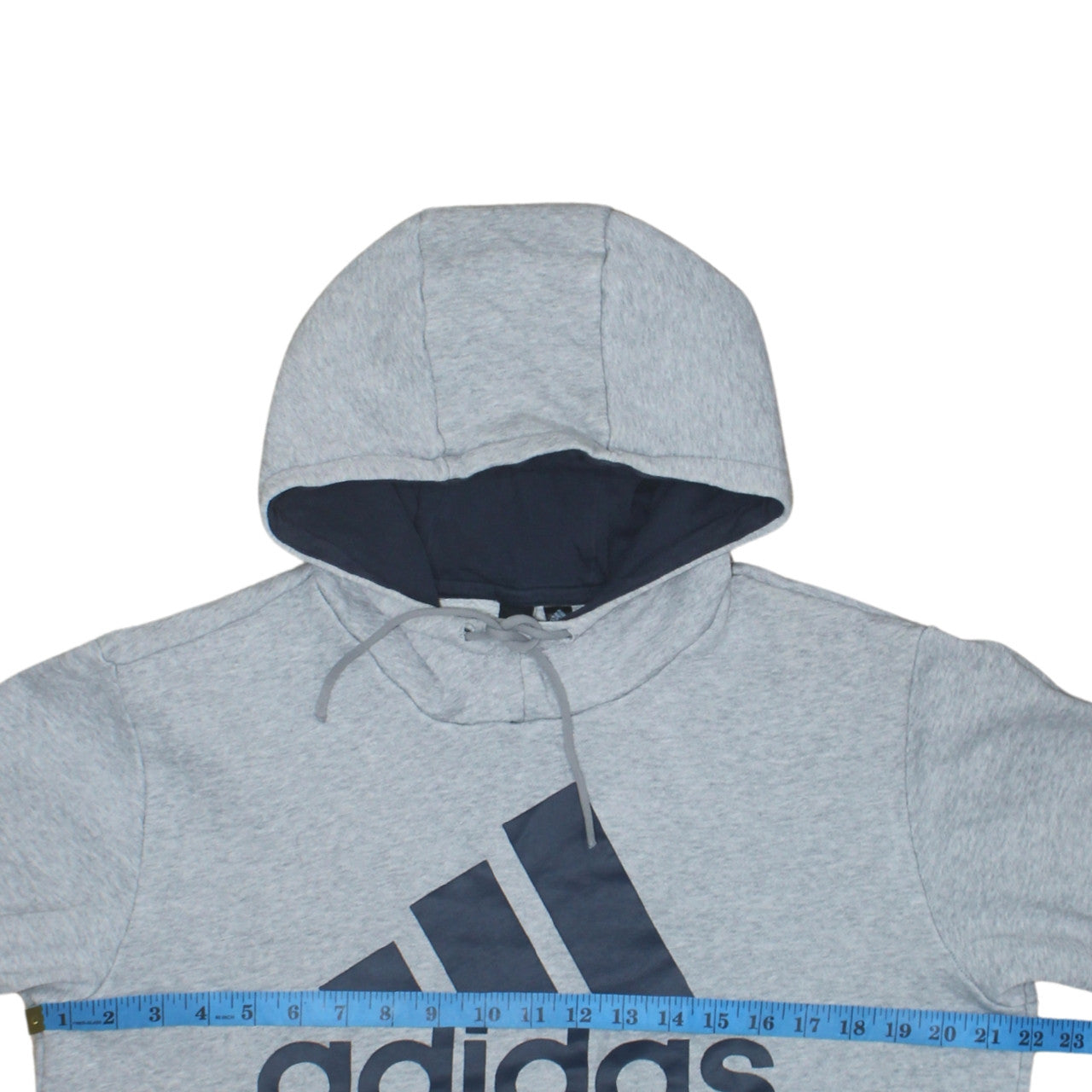Adidas Mens Grey XL Pullover Hoodie Fleece Sports Sweatshirt