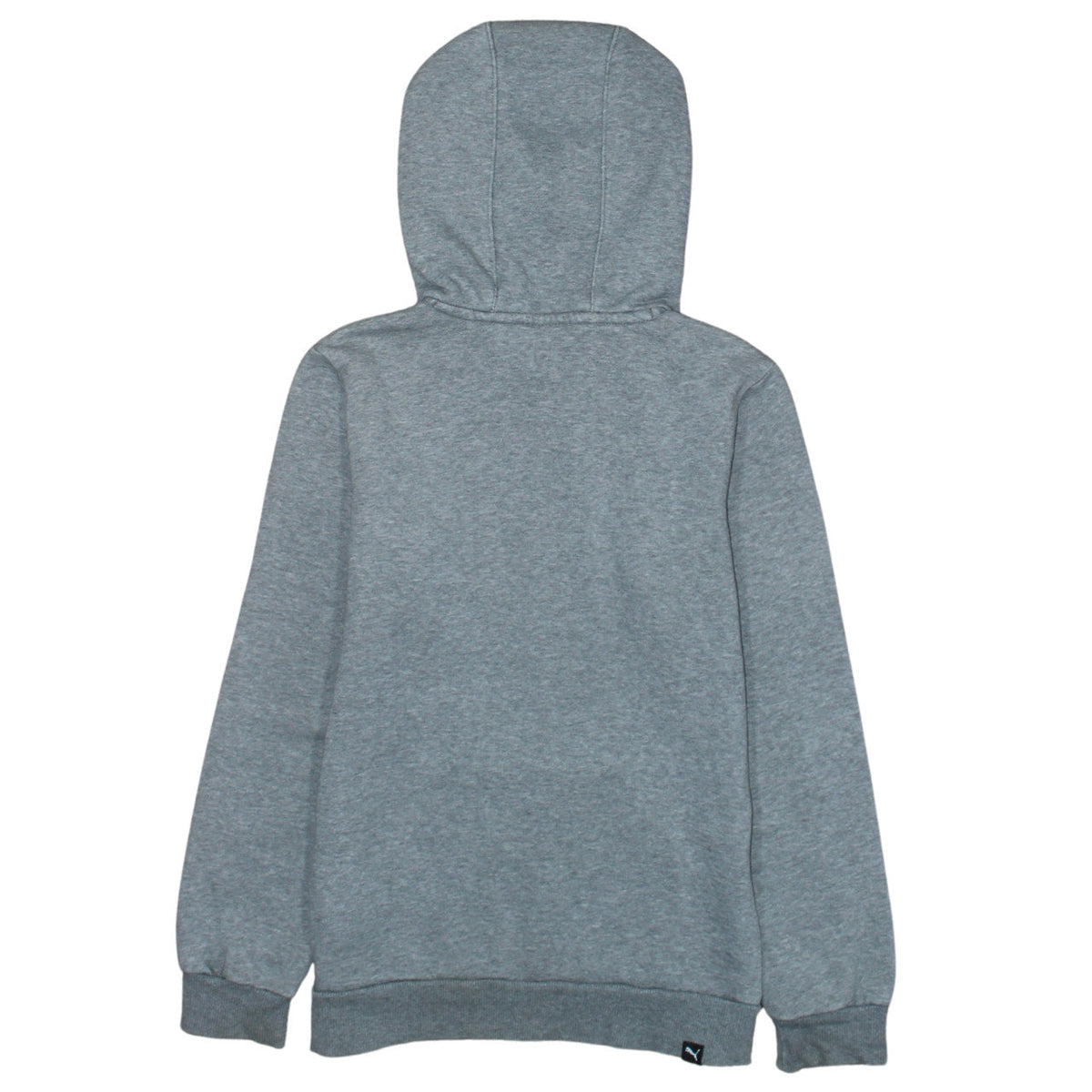 Puma Boys Grey Pullover Hoodie 11-12 Years Logo Graphic Sweatshirt