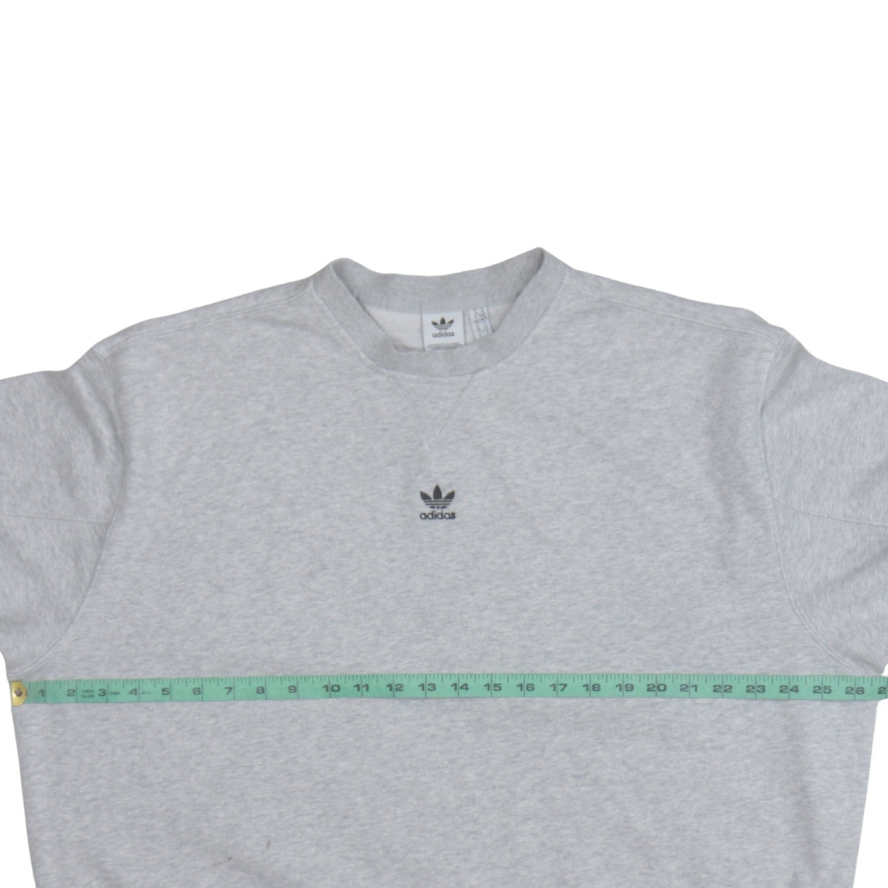 Adidas Women Grey Crew Neck Pullover Sweatshirt Size 14 Regular