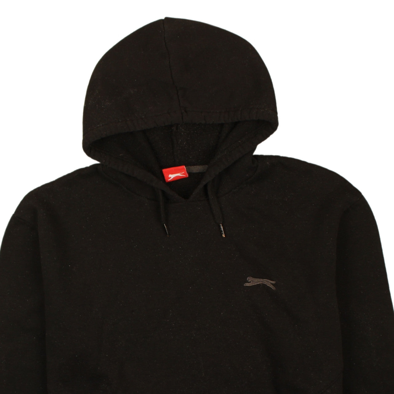 Slazenger Boys Black Pullover Hoodie L Fleece Lined Casual Sweatshirt