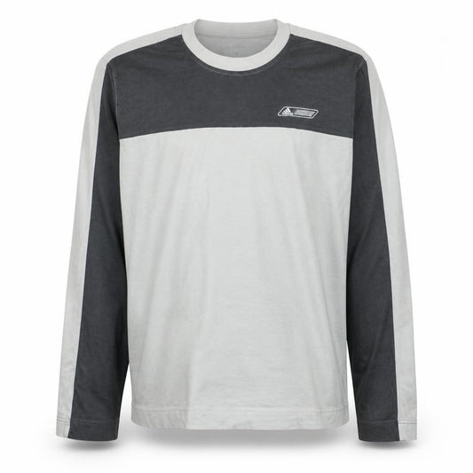 Adidas Mens Grey Long Sleeve Pullover Sweatshirt Size L