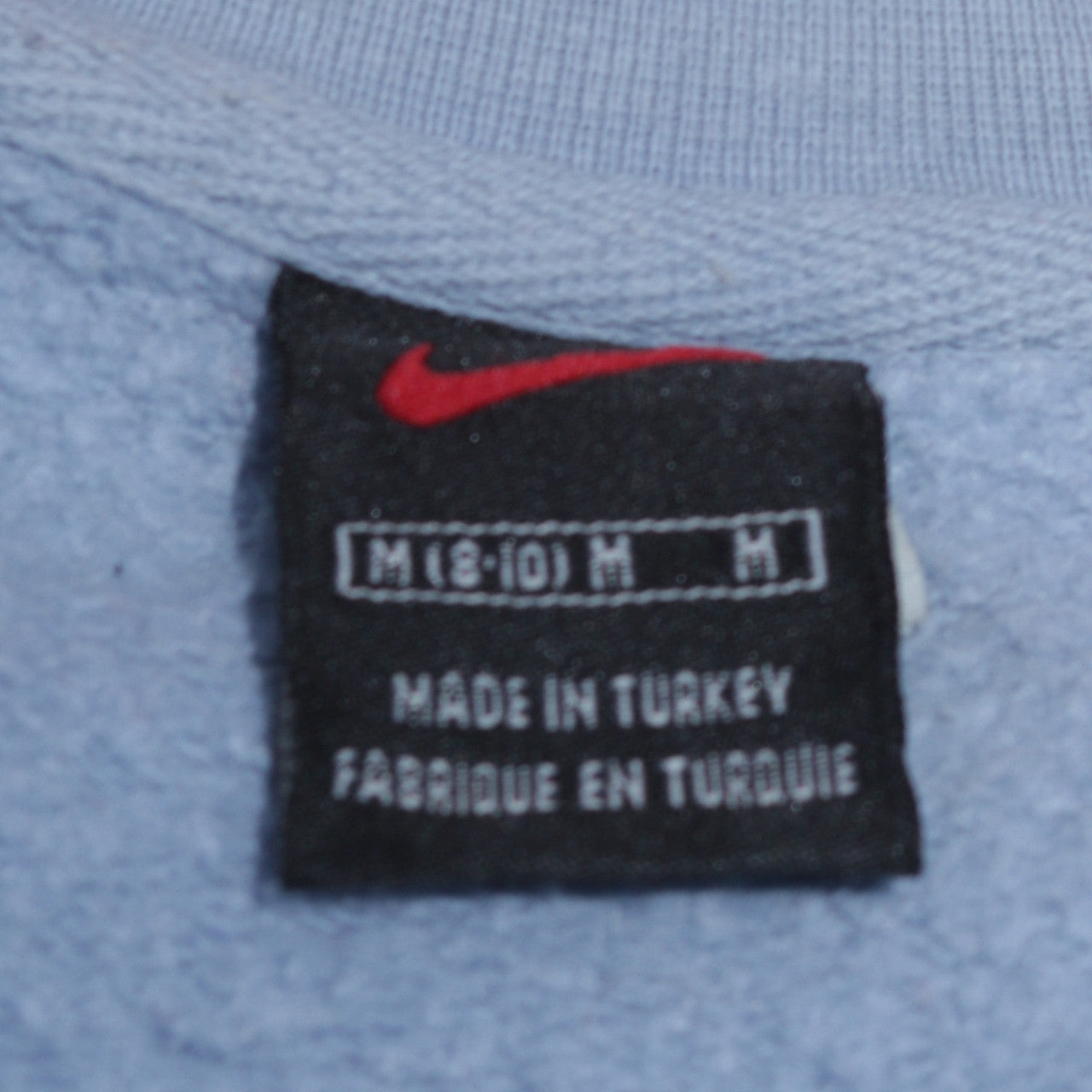Nike Women Light Blue Crew Neck Pullover Sweatshirt M (8-10)