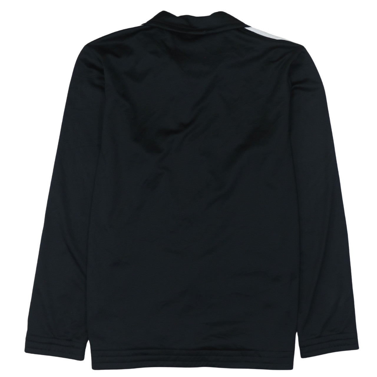 Adidas Men's Black Track Jacket L Full Zip Lightweight Sports Top