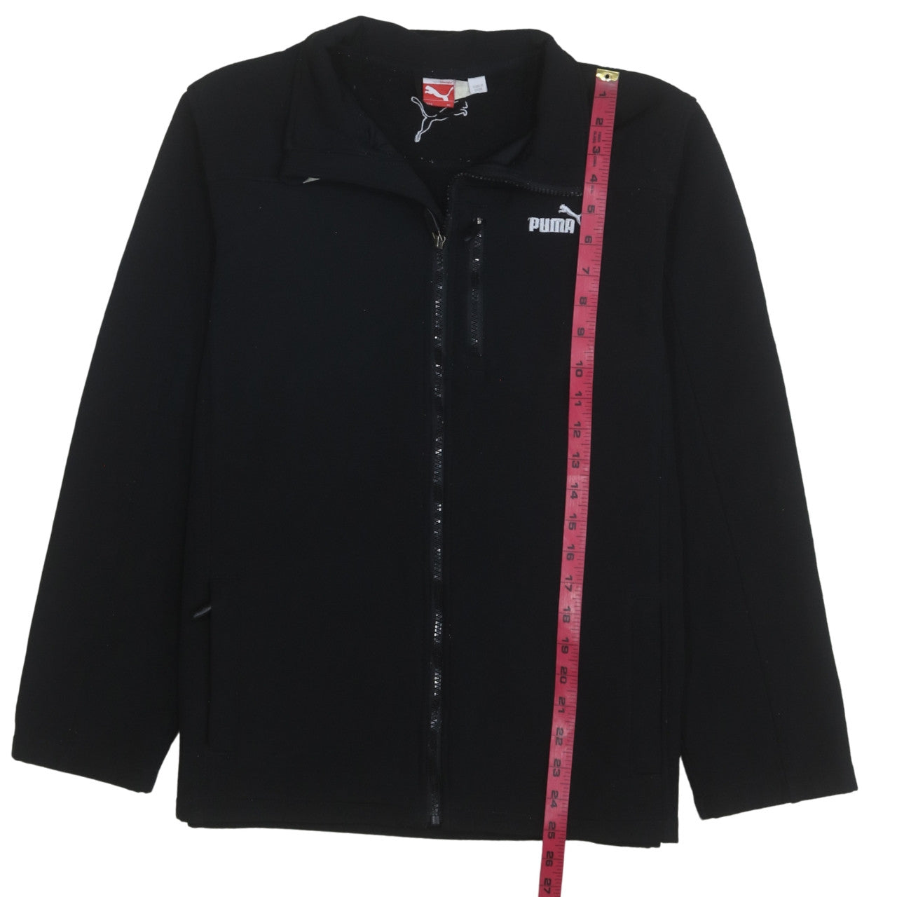 Puma Boys Black XL Softshell Zip Up Active Jacket