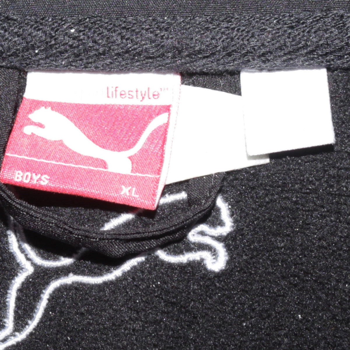 Puma Boys Black XL Softshell Zip Up Active Jacket