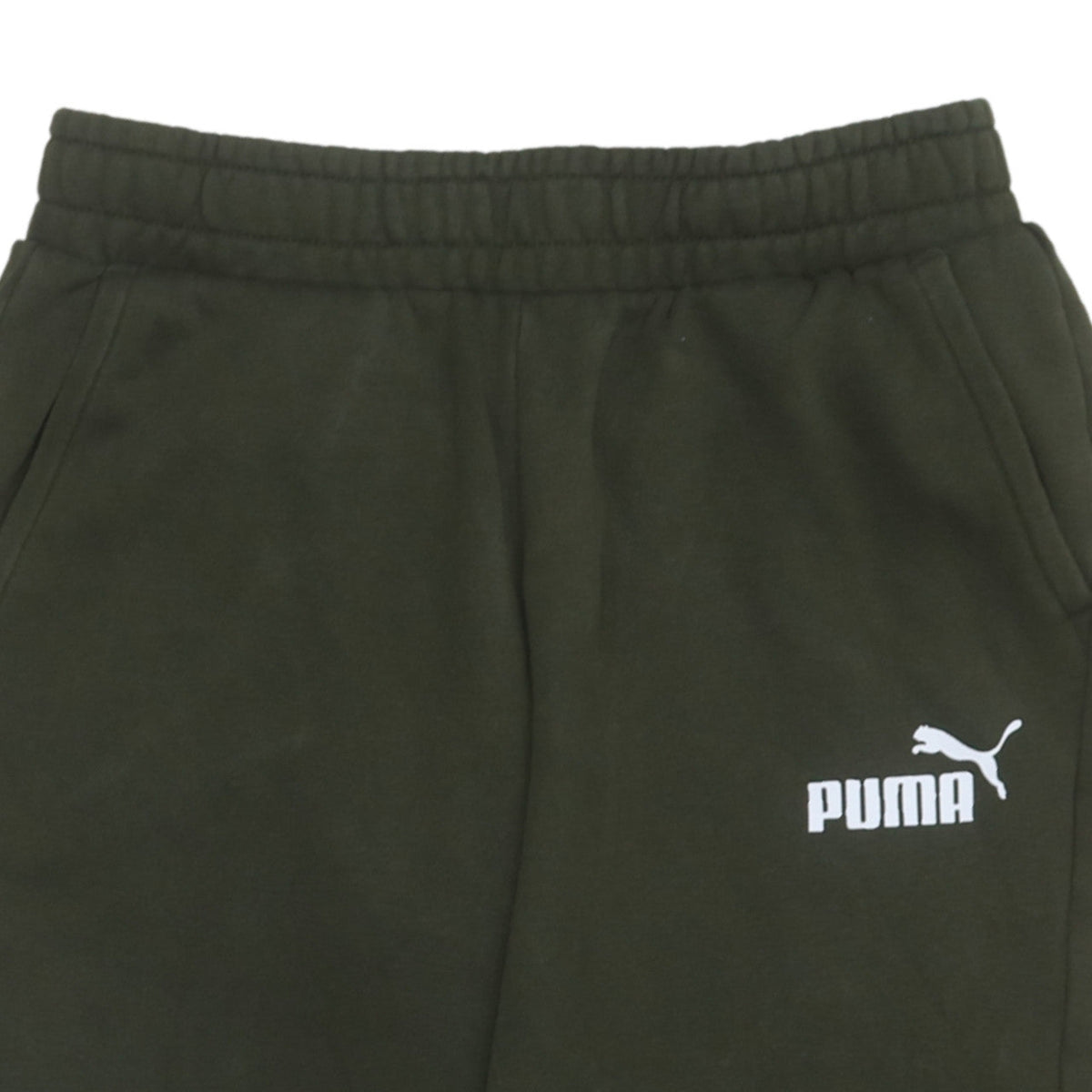 Puma Boys Green Jogger Trousers 13-14 Years Fleece Sweatpants