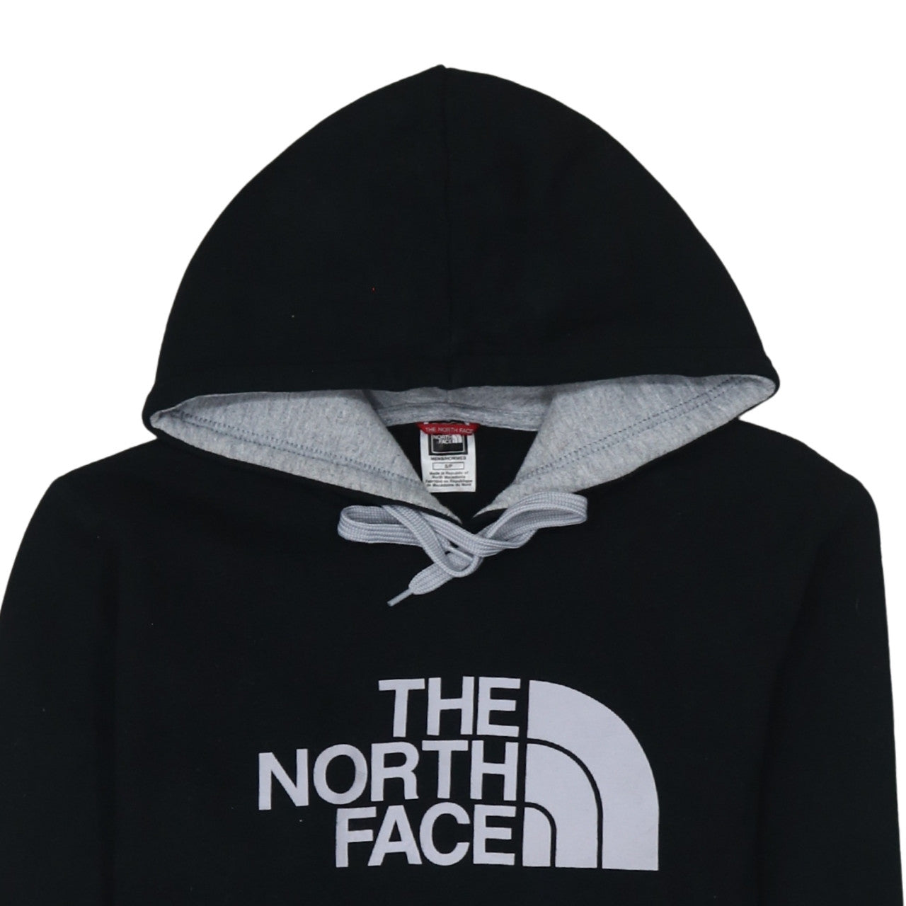 The North Face Men's Black Pullover Hoodie S Outdoor Logo Fleece