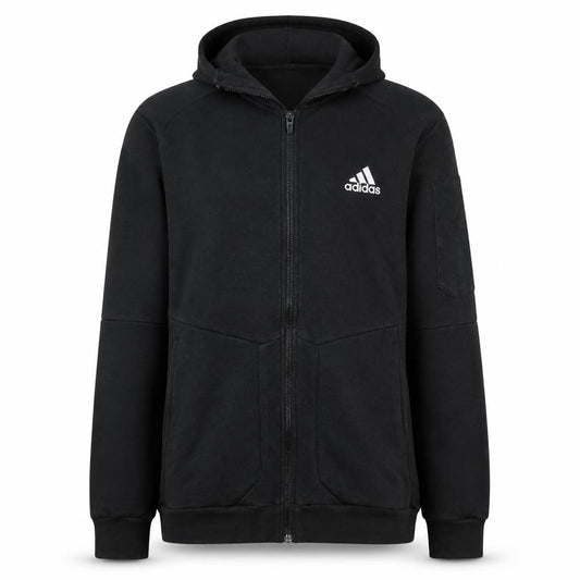 Adidas Men's Black Full Zip Hoodie Size S Sportswear