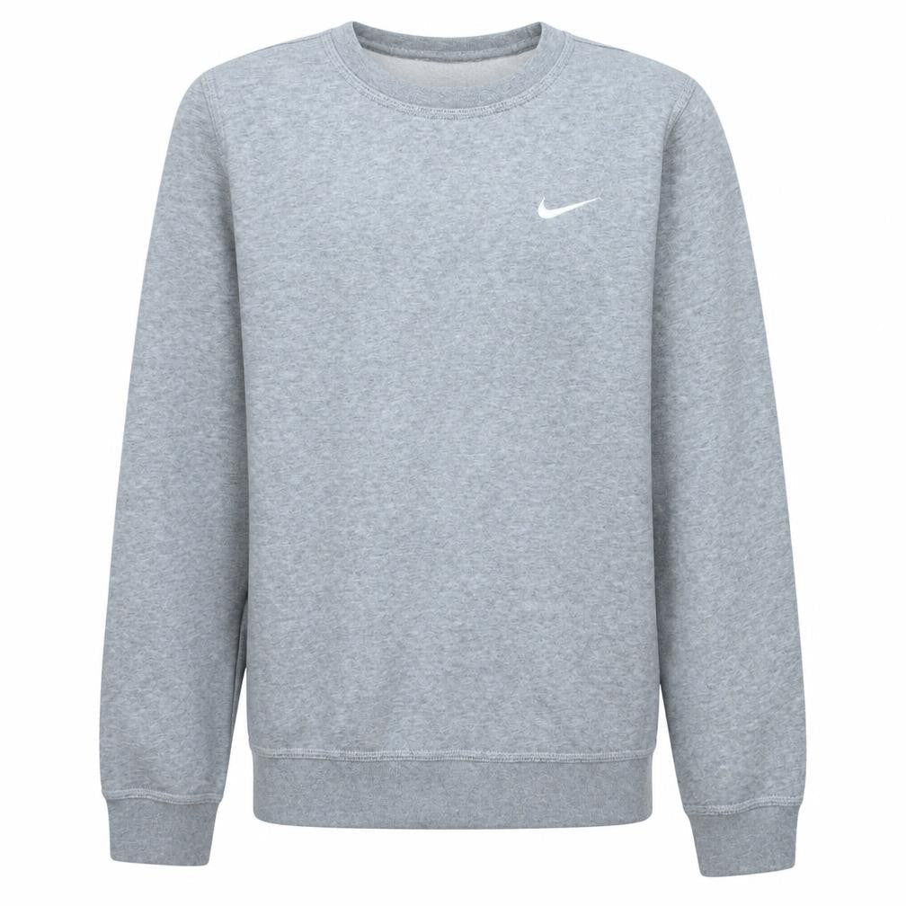 Nike Mens Grey XS Crew Neck Pullover Fleece Sweatshirt