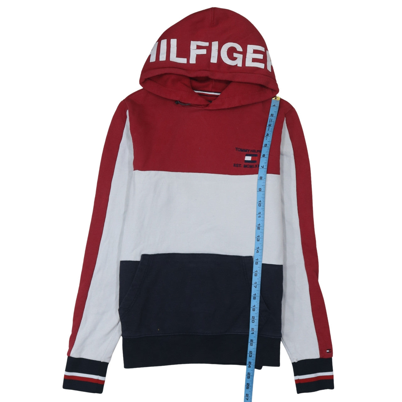 Tommy Hilfiger Men’s Multicoloured Pullover Hoodie Size S