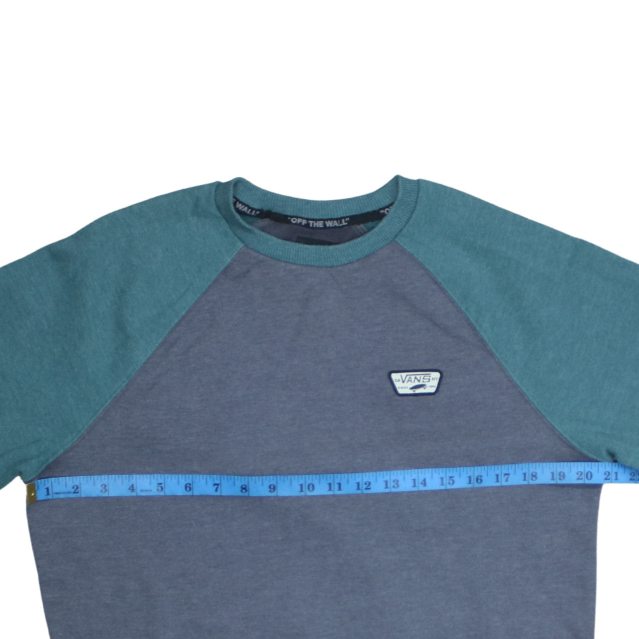 Vans Men’s Blue Crew Neck Pullover Sweatshirt Size S