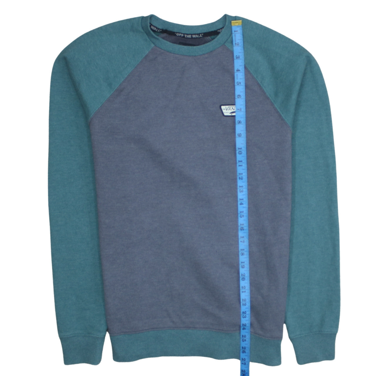 Vans Men’s Blue Crew Neck Pullover Sweatshirt Size S