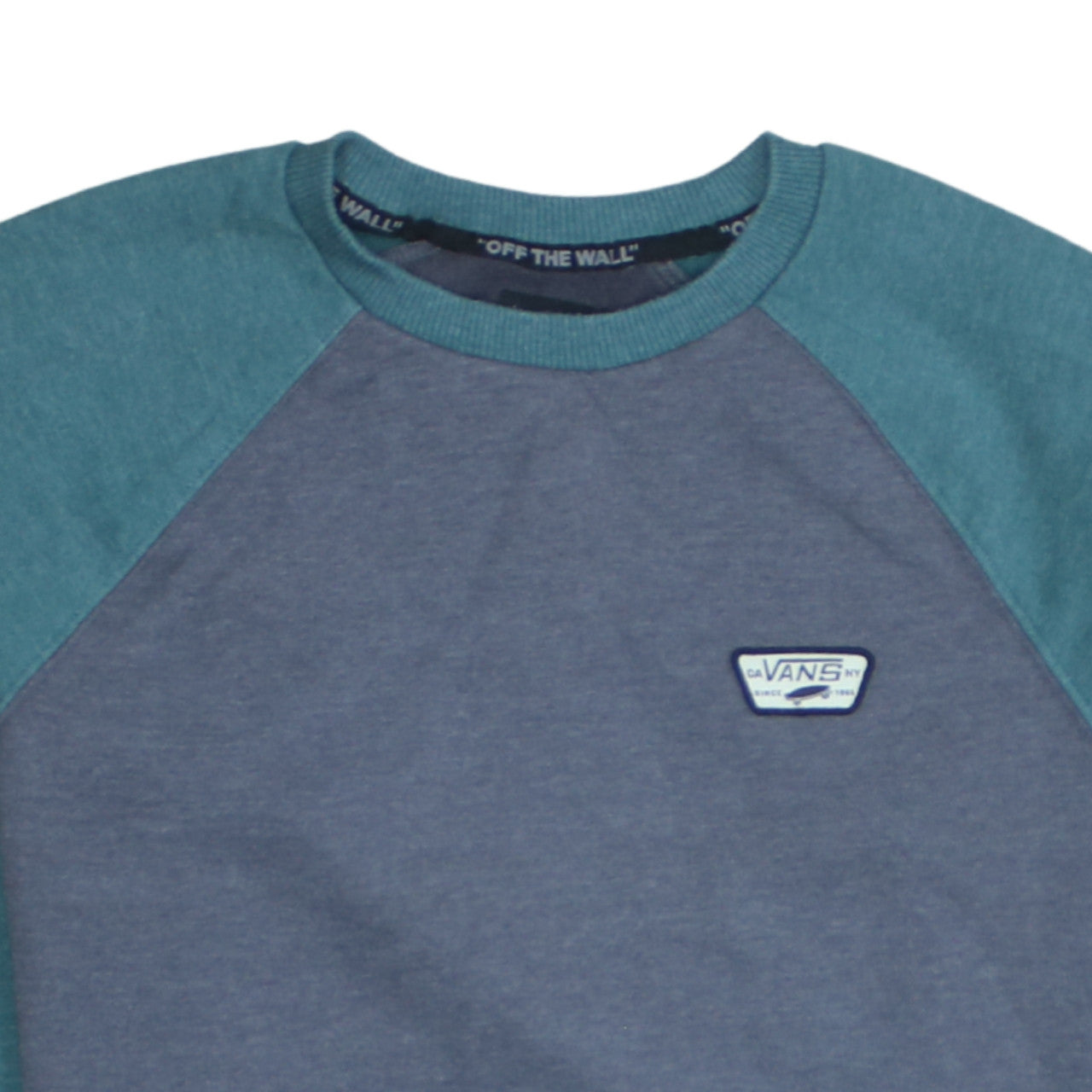 Vans Men’s Blue Crew Neck Pullover Sweatshirt Size S