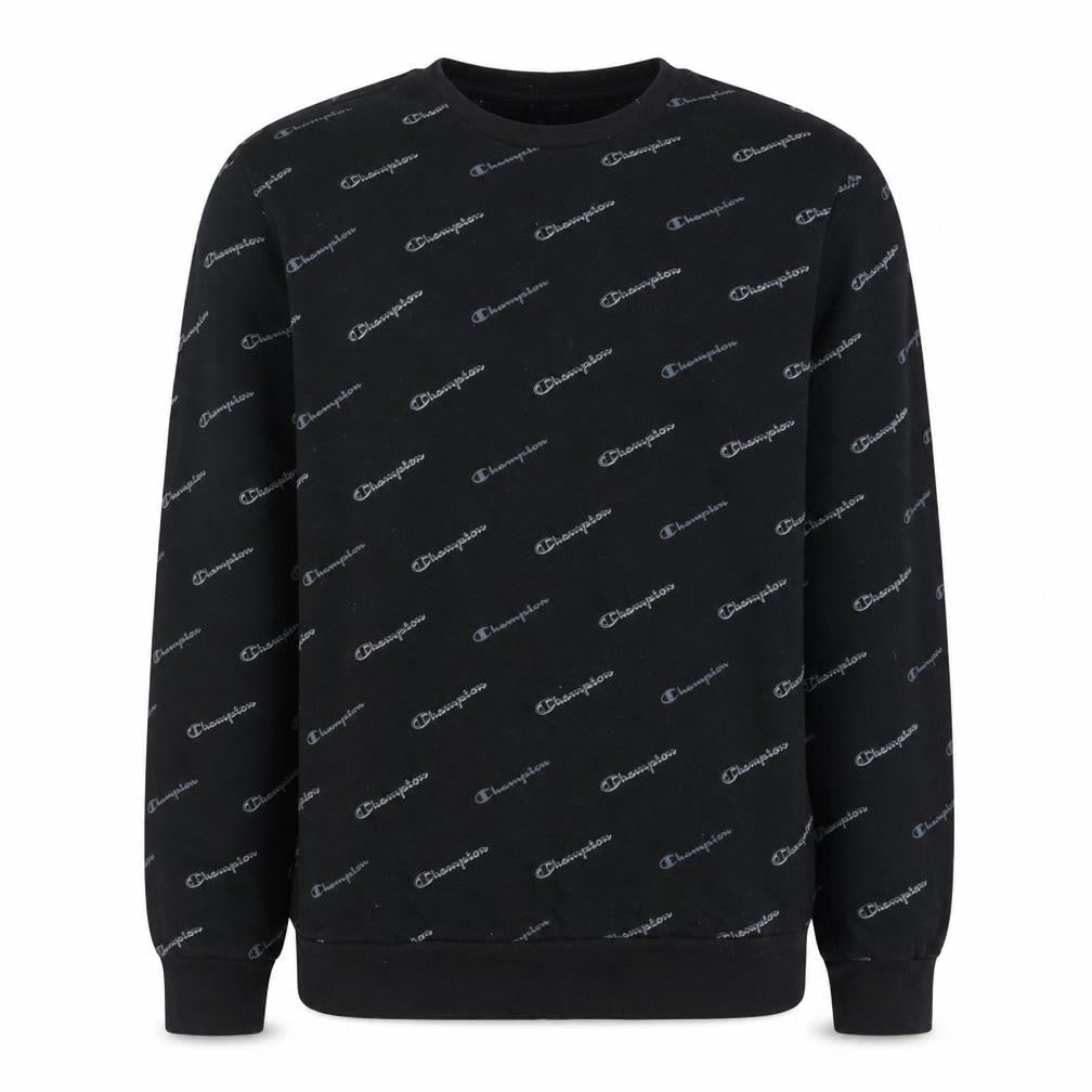 Champion Boys Black Logo Pullover Sweatshirt 2XL 15-16 Years