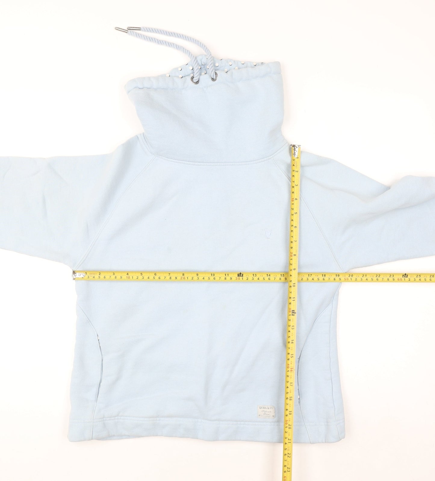 Quba & Co Women Blue Size 10 Pullover Hoodie with Drawstring Neck