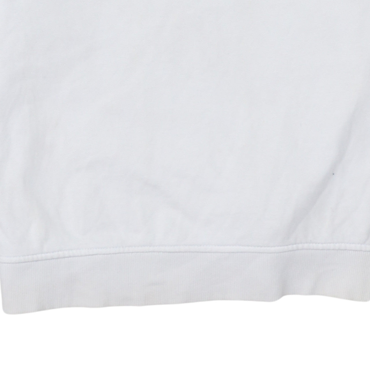 Tommy Jeans Men's White Relaxed Fit Logo Sweatshirt Size S