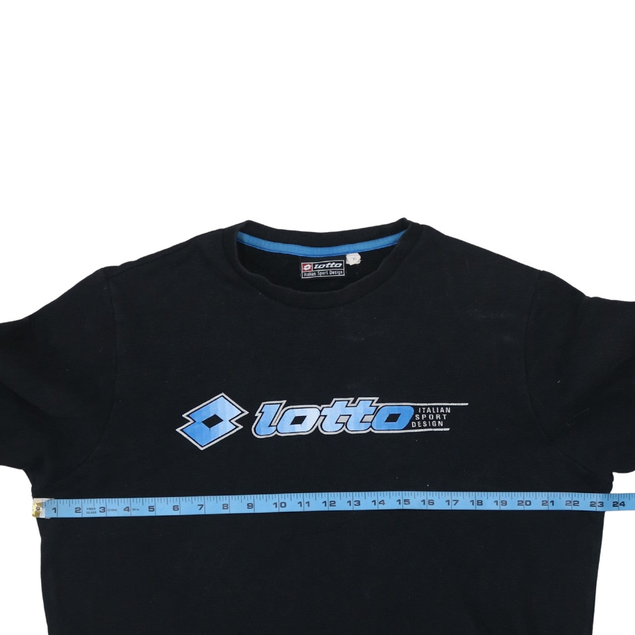 Lotto Men's Black XL Pullover Sweatshirt Crew Neck Sportswear