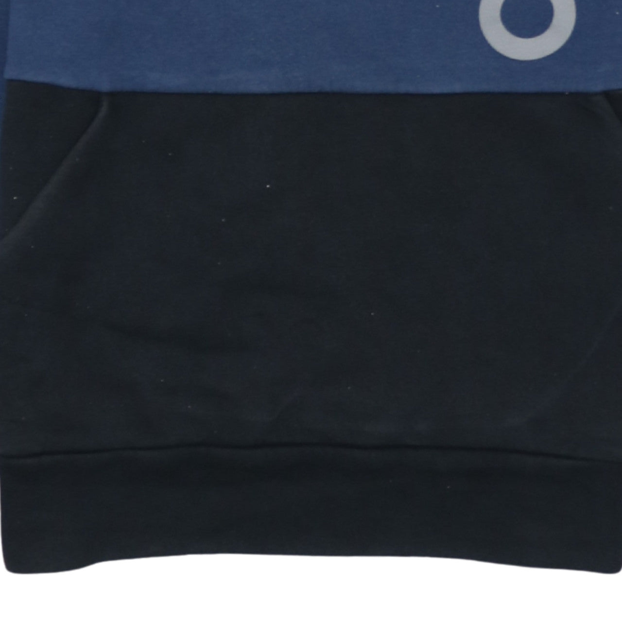 adidas Men's Blue Small Pullover Sweatshirt Logo Fleece