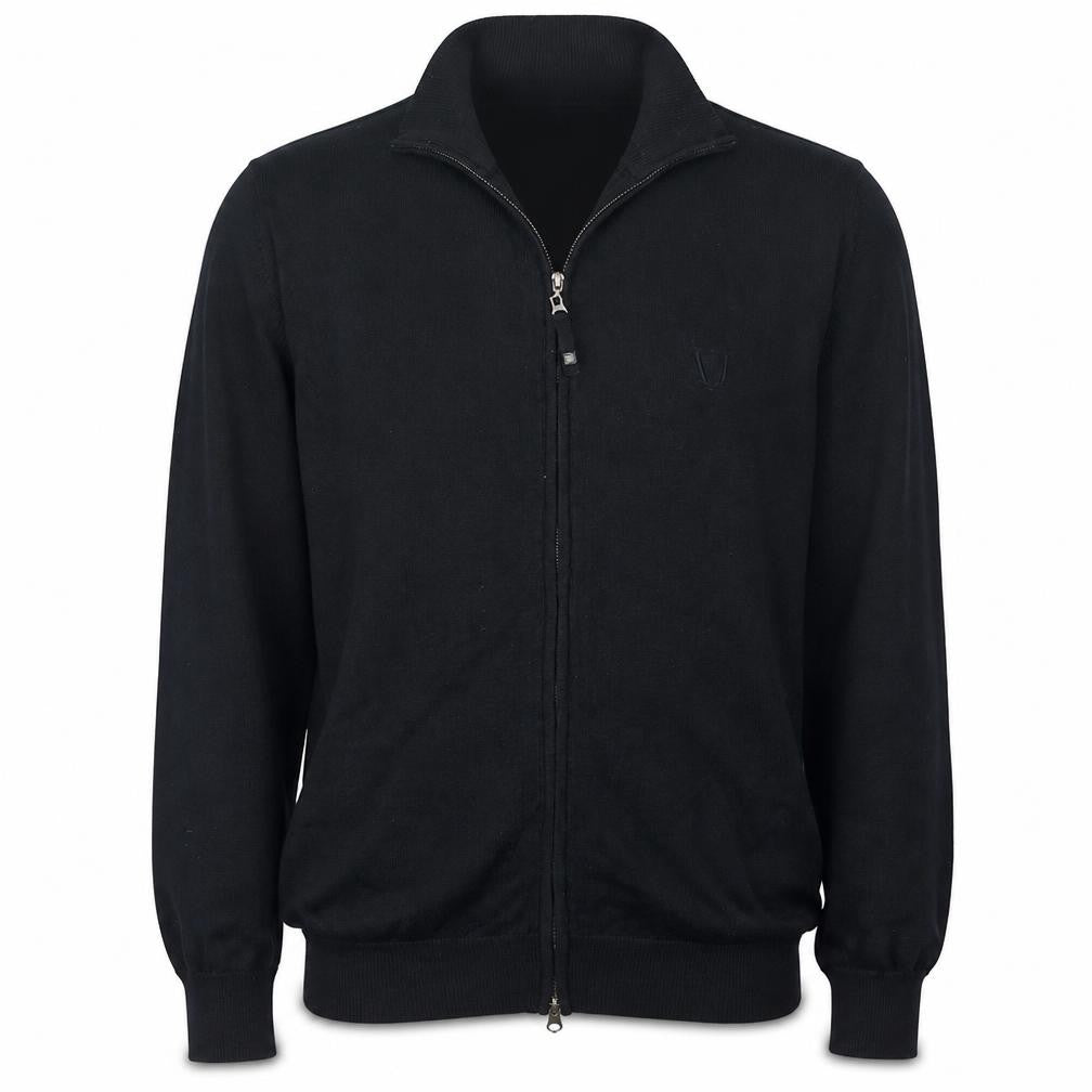 Armani Jeans Men's Black Full Zip Cotton Sweatshirt L