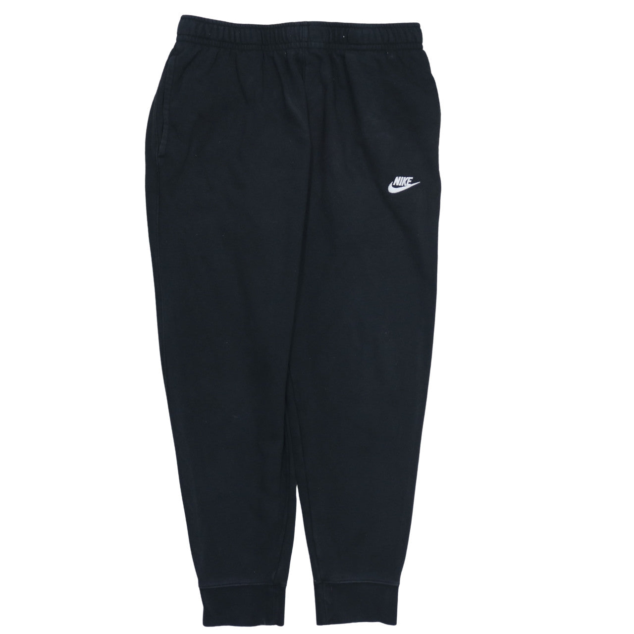 Nike Men's Black Fleece Jogger Trousers Size L Regular Fit