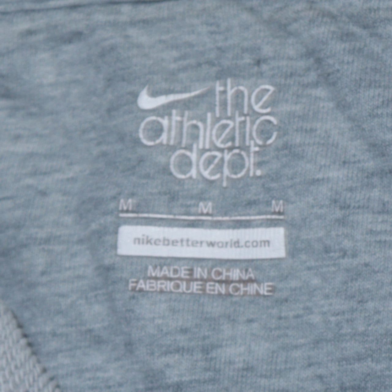 Nike Women's Grey Athletic Dept Hoodie Medium Pullover Sweatshirt