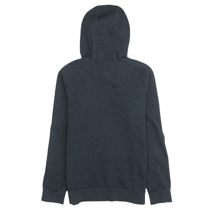 Back view of Adidas boys’ grey pullover hoodie lined fleece 13-14 years