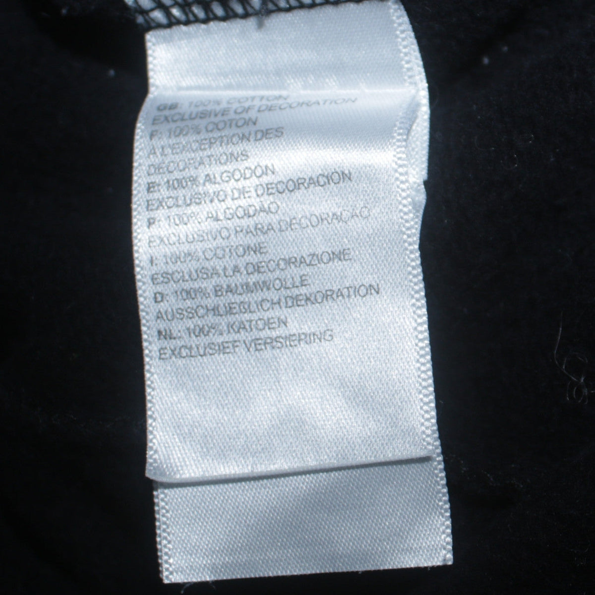 The North Face Boys Black Full Zip Hoodie Size S 100% Cotton Casual