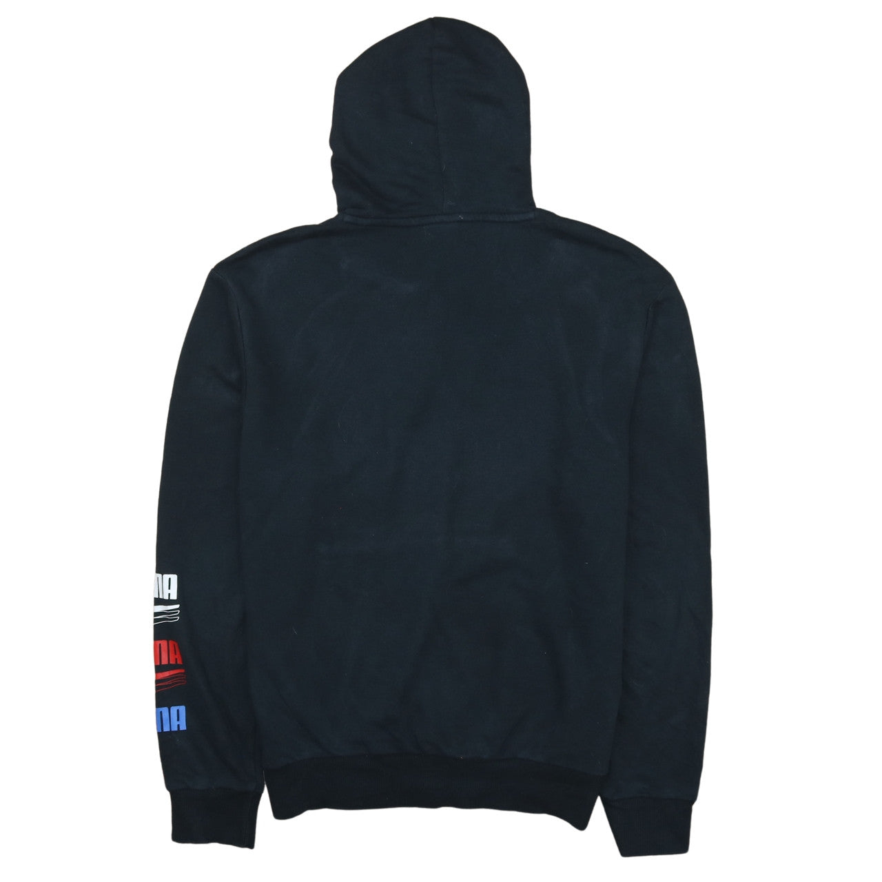 Puma Men's Black Pullover Hoodie S Logo Graphic Sportswear