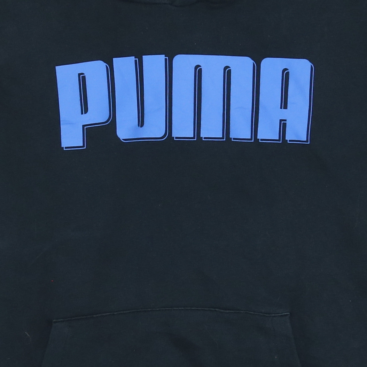Puma Men's Black Pullover Hoodie S Logo Graphic Sportswear