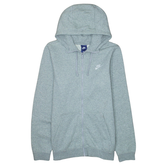 Nike Men's Grey Full Zip Hoodie Size S Classic Sportswear