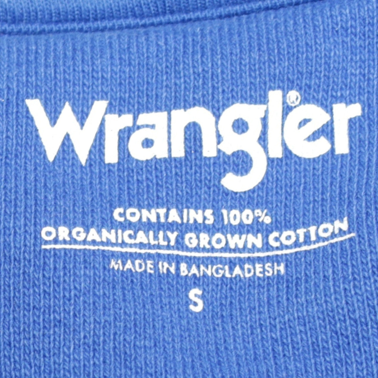 Wrangler Men's Blue Small Pullover Sweatshirt Crew Neck Graphic