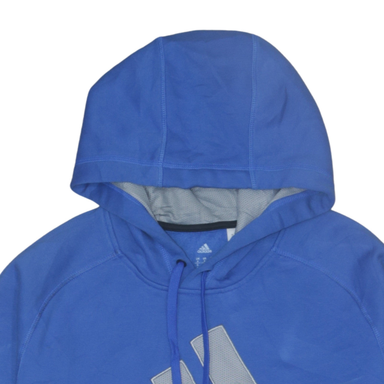 Adidas Men's Blue Medium Pullover Logo Hoodie Sweatshirt