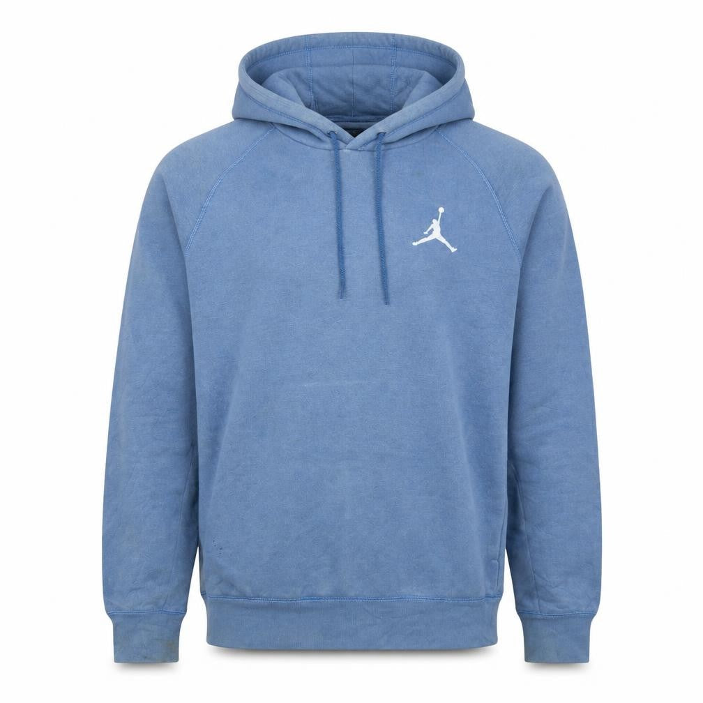Jordan Men Blue Pullover Hoodie M Logo Sportswear